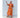 Gaspar Express Athen Flower Kaftan Kjole Orange