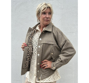 Gaspar Express Bali Bomber Jacket Jakke Dark Sand