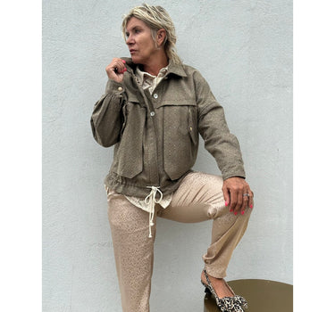 Gaspar Express Bali Bomber Jacket Jakke Dark Sand
