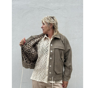 Gaspar Express Bali Bomber Jacket Jakke Dark Sand