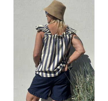 Gaspar Express Carmen Top Top Dark Blue