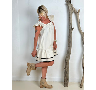 Gaspar Express Chloe Dress Kjole Chalk