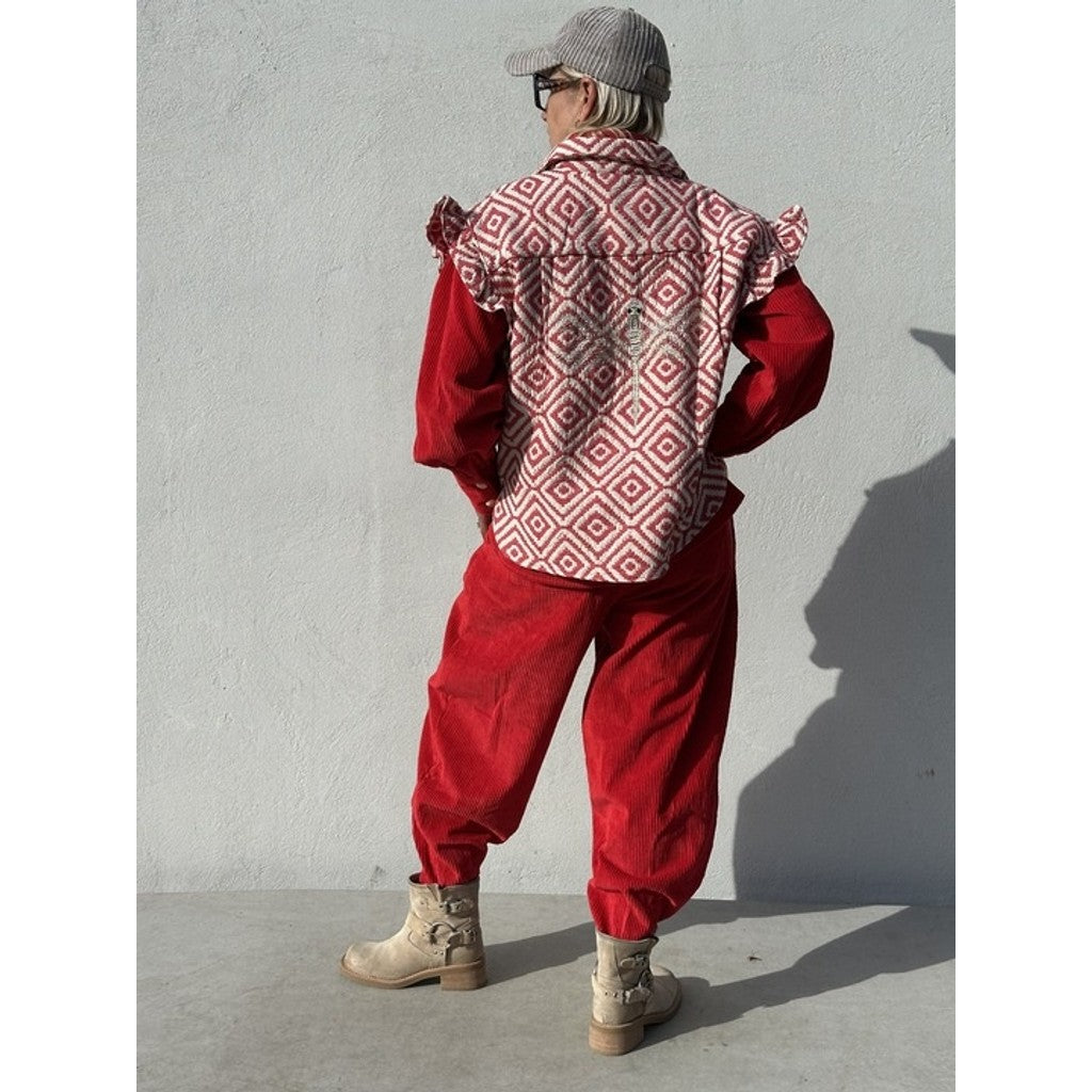 Gaspar Express Colorado Corduroy Pant Bukser Red