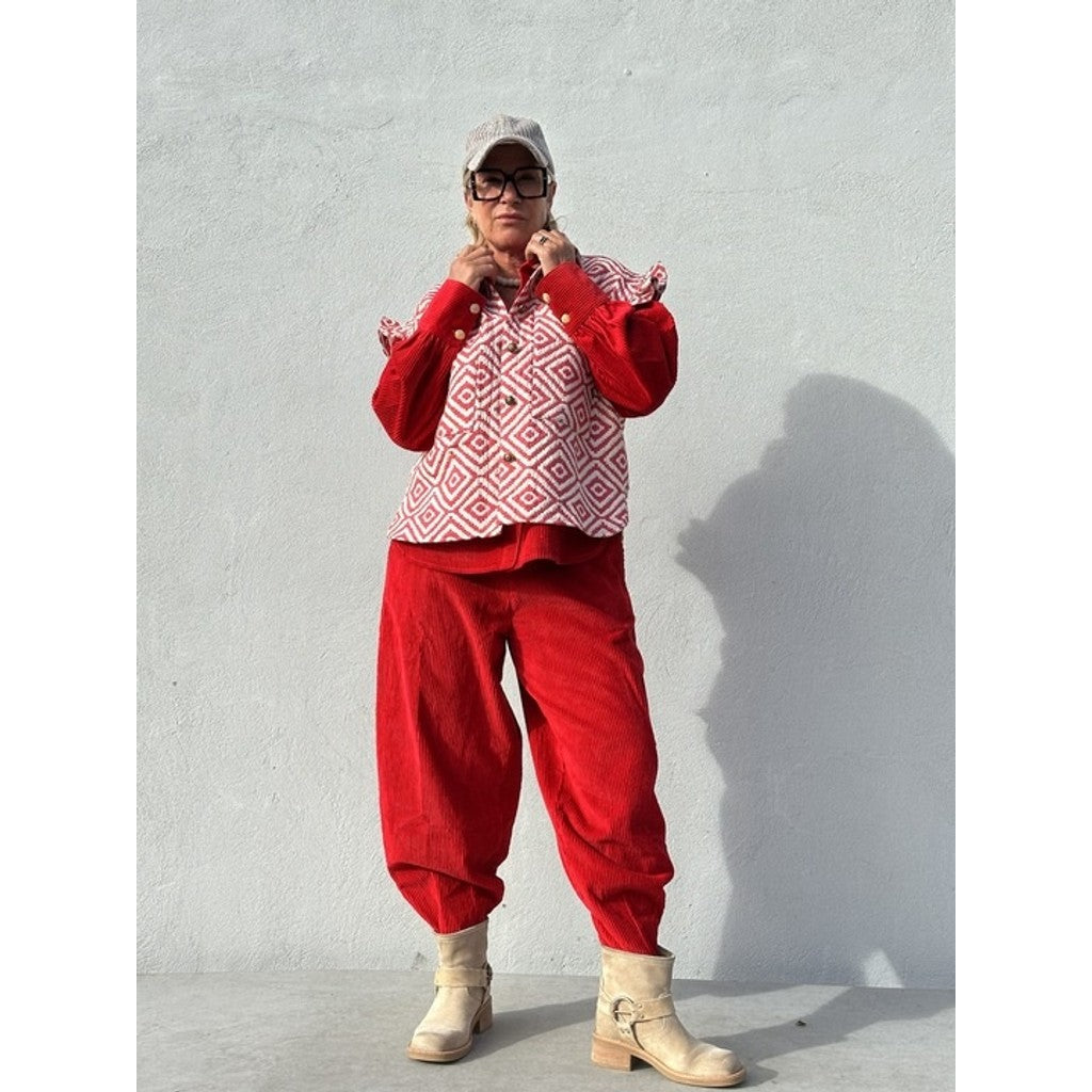 Gaspar Express Colorado Corduroy Pant Bukser Red