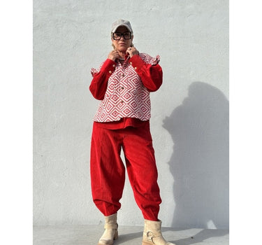 Gaspar Express Colorado Corduroy Pant Bukser Red