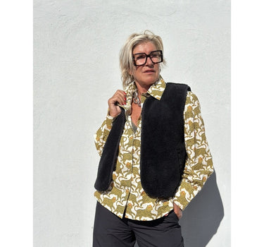 Gaspar Express Duffy Waistcoat Vest Black
