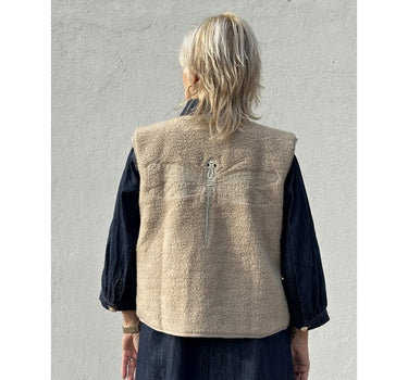 Gaspar Express Duffy Waistcoat Vest Champagne