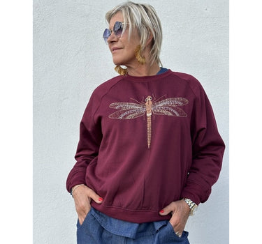 Gaspar Express Fanø Sweatshirt Sweatshirt Bordeaux