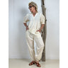 Gaspar Express Fiji Broderie Anglaise Bukser Off white