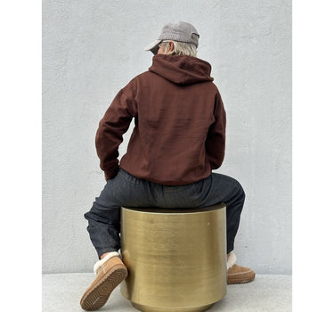 Gaspar Express Haiti Hoodie Sweatshirt Brown