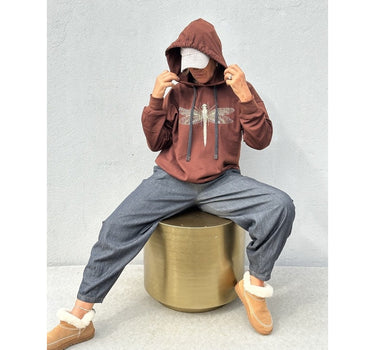 Gaspar Express Haiti Hoodie Sweatshirt Brown