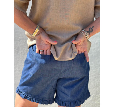 Gaspar Express Honolulu Denim Shorts Shorts Dark Blue