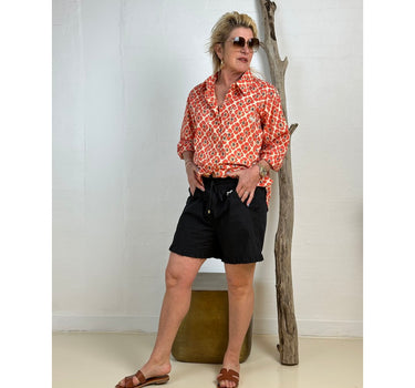 Gaspar Express Honolulu Frill Shorts Shorts Black