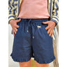 Gaspar Express Honolulu Frill Shorts Shorts Dark Blue