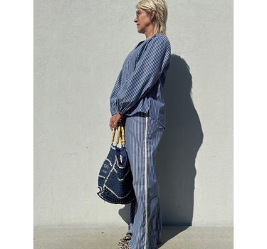 Gaspar Express Honolulu Sporty Stripe Bukser Blue