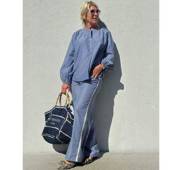 Gaspar Express Honolulu Sporty Stripe Bukser Blue