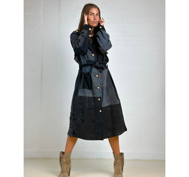 Gaspar Express Kentucky Trenchcoat Jakke Black