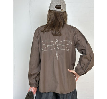 Gaspar Express Læsø Poplin Shirt Skjorte Brown