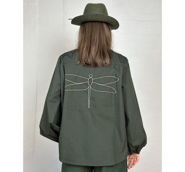 Gaspar Express Læsø Poplin Shirt Skjorte Dark Green