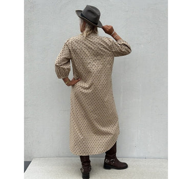 Gaspar Express Love Dot Dress Kjole Sand