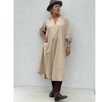 Gaspar Express Love Dot Dress Kjole Sand