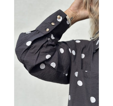 Gaspar Express Malmø Big Dot Shirt Skjorte Black