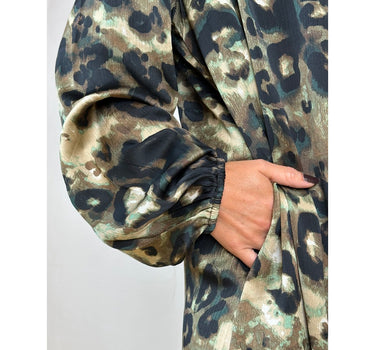 Gaspar Express Miami Camo Dress Kjole Green