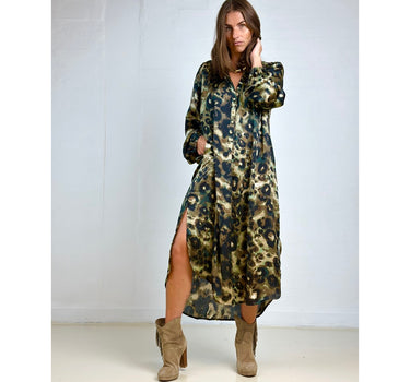 Gaspar Express Miami Camo Dress Kjole Green