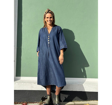 Gaspar Express Mumbai Denim Dress Kjole Blue