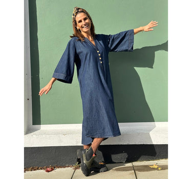 Gaspar Express Mumbai Denim Dress Kjole Blue
