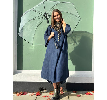 Gaspar Express Mumbai Denim Dress Kjole Blue
