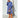 Gaspar Express Mumbai Stripe Dress Kjole Blue