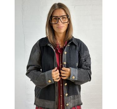 Gaspar Express New York denim jakke Jakke Black