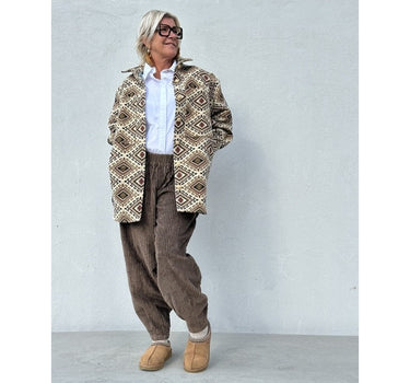 Gaspar Express Stockholm Jacquard Shirt Skjorte Brown