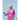 Gaspar Express Yolo Stripe Kimono Kjole Pink