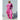 Gaspar Express Yolo Stripe Kimono Kjole Pink